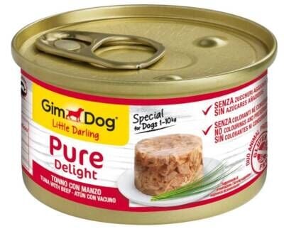 Gimdog Ton Balıklı ve Biftekli Köpek Konserve Köpek Maması 85 gr