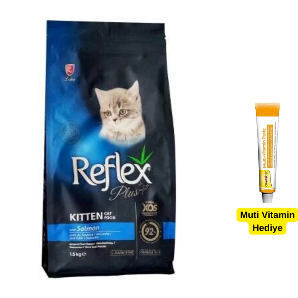 Reflex Plus Kitten Somonlu Yavru Kedi Maması 1,5 kg