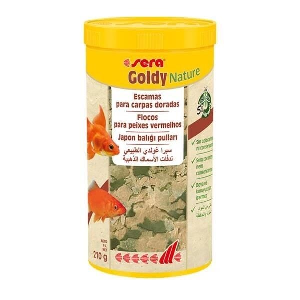 Sera Goldy Nature Flakes 1000ml 210gr