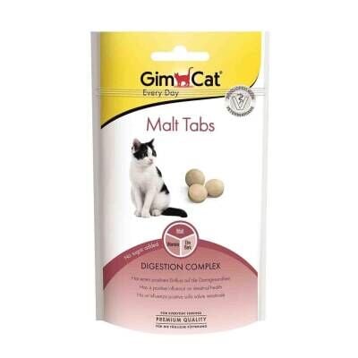 Gimcat Malt Tabs Kedi Ödül Tableti 40 gr