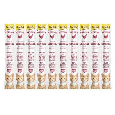 GimCat Sticks Tahılsız Tavuklu Ödül Çubuğu 10'lu