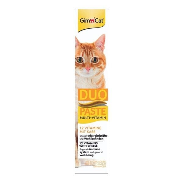 Gimcat Duo Paste Peynirli Multi-Vitamin Kedi Macunu 50gr