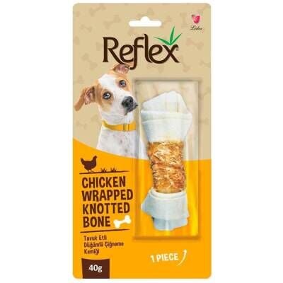 Reflex Tavuk Etli Düğümlü Kemik Köpek Ödül Maması 40 gr
