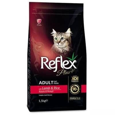 Reflex Plus Kuzu Etli Yetişkin Kedi Maması 1,5 kg + 500 gr Hediyeli