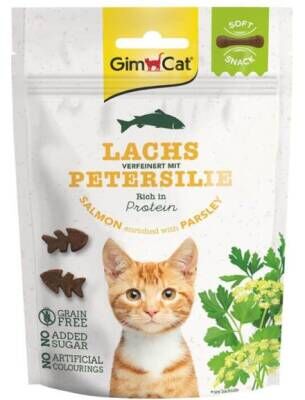 GimCat Kedi Ödülü Soft Snack Somonlu ve Maydanozlu 60 gr