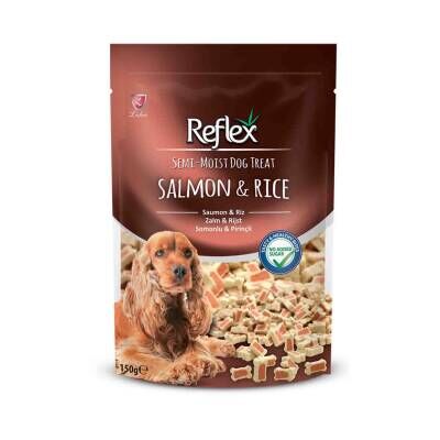 Reflex Salmon & Rice Somonlu ve Pirinçli Köpek Ödül Maması 150 gr