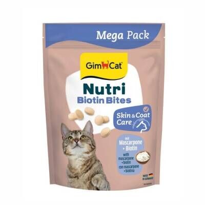 Gimcat Nutri Skin Coat Biyotinli Mascarpone Peynirli Kedi Ödül Tableti 425 Gr