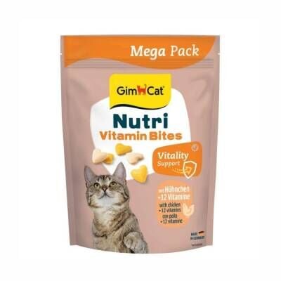 Gimcat Nutri Tavuklu ve Vitaminli Kedi Ödül Tableti 425 Gr