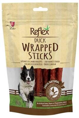 Reflex Wrapped Sticks Ördekli Köpek Ödül Çubukları 80 gr