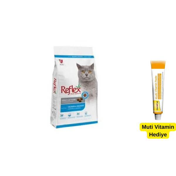 Reflex Hamsili Somonlu Yetişkin Kedi Maması 2 kg