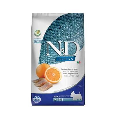 N&D Ocean Balıklı Küçük Irk Tahılsız Yetişkin Köpek Maması 2,5 kg