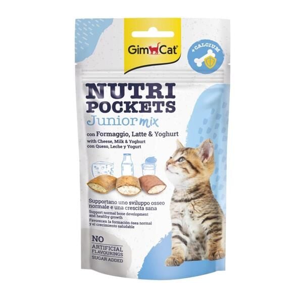 Gimcat Nutripockets Junior Mix Yavru Kedi Ödülü 60gr
