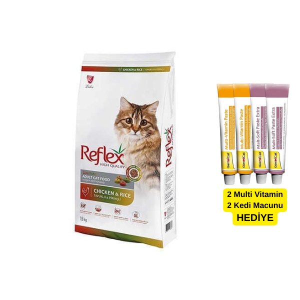 Reflex Multi Color Renkli Taneli Tavuklu Yetişkin Kedi Maması 15 kg