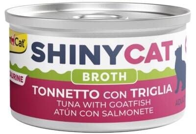 Gimcat Shinycat Sos İçinde Ton Ve Barbun Balıklı Kedi Konserve Maması 70 Gr