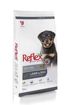 Reflex Kuzu Etli ve Pirinçli Yavru Köpek Maması 15 kg