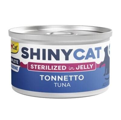 Gimcat Shinycat Sos İçinde Jelly Ton Balıklı Kısırlaştırılmış Kedi Konserve Maması 70 Gr
