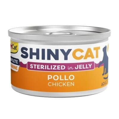 Gimcat Shinycat Sos İçinde Jelly Tavuklu Kısırlaştırılmış Kedi Konserve Maması 70 Gr
