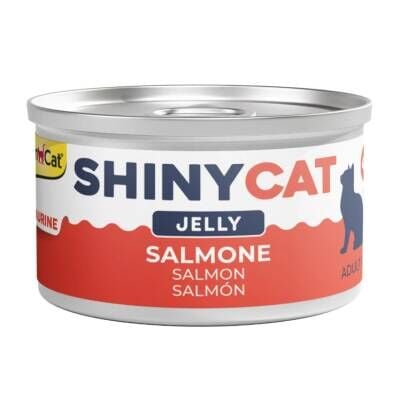 Gimcat Shinycat Sos İçinde Jelly Somonlu Kedi Konserve Maması 70 Gr