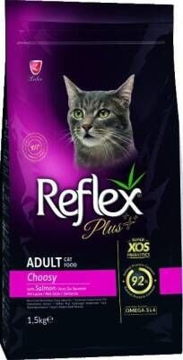 Reflex Plus Choosy Seçici Kediler İçin Somonlu Yetişkin Kedi Maması 1,5 kg