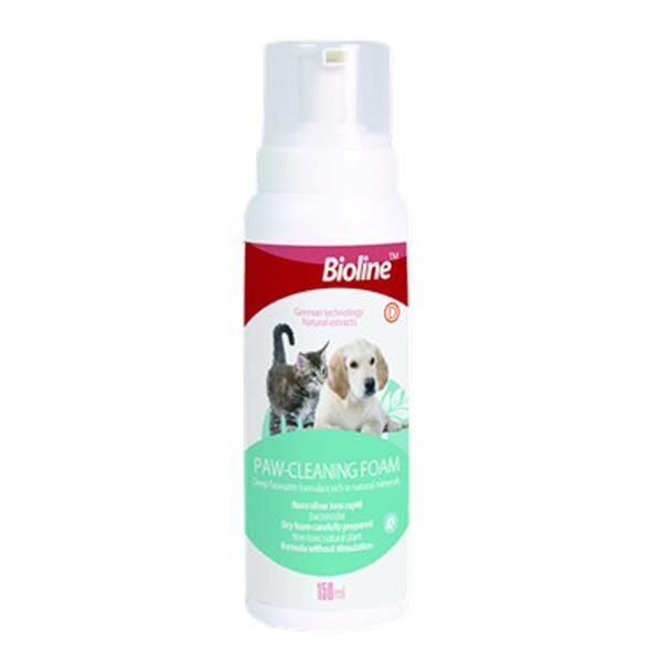 Bioline Kedi ve Köpek Pati Temizleme Köpüğü 150ml