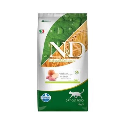 N&D Prime Tahılsız Yaban Domuzlu Elmalı Kedi Maması 10 kg