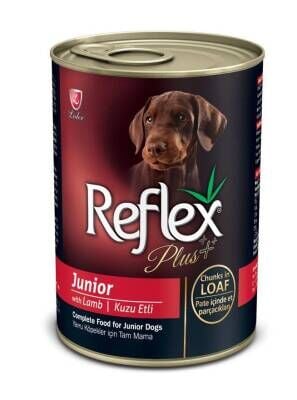 Reflex Plus Kuzulu Yavru Köpek Konserve Et Parçalı 415 gr