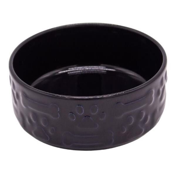 Design Seramik Mama ve Su Kabı Lacivert 12cm