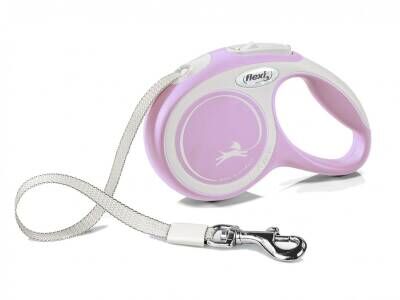 Flexi New Comfort Rose Şerit Otomatik Köpek Gezdirme Tasma Small 5 mt