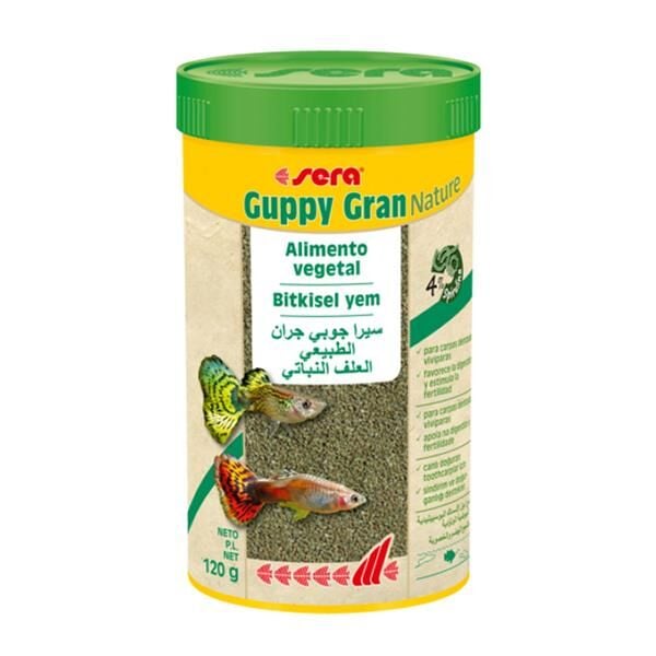 Sera Guppy Gran Nature 250 Ml 120 Gr