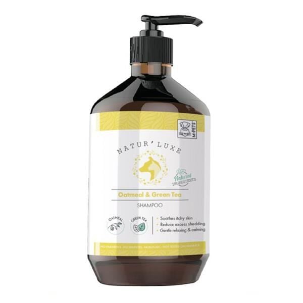 M-Pets Naturluxe Yulaf ve Yeşil Çaylı Köpek Şampuanı 500ml