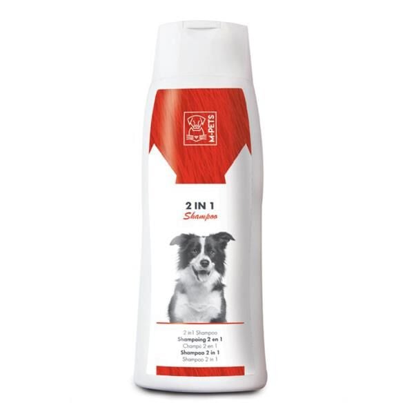 M-Pets İkisi Bir Arada Köpek Şampuanı ve Bakım Kremi 250ml