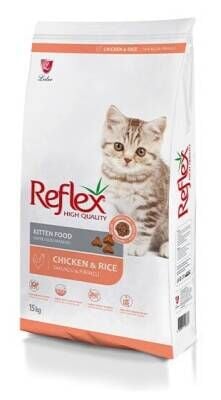 Reflex Tavuklu ve Pirinçli Yavru Kedi Maması 15 kg + 1 kg