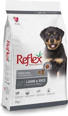 Reflex Puppy Kuzu Etli ve Pirinçli Yavru Köpek Maması 3 kg
