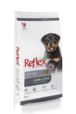 Reflex Kuzu Etli ve Pirinçli Yavru Köpek Maması 15 kg + 1 kg