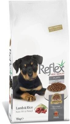 Reflex Kuzu Etli ve Pirinçli Yavru Köpek Maması 15 kg + 1 kg
