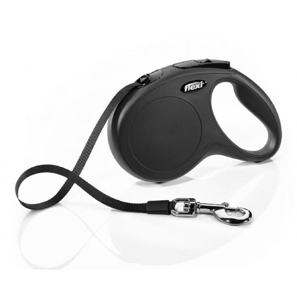 Flexi New Classic 5M Şerit Medium Siyah