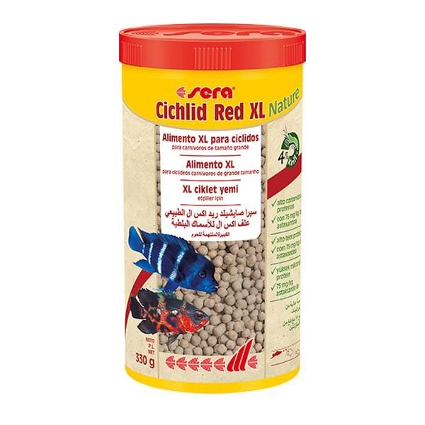 Sera Cichlid Yemi Red Nature XL 1000 Ml 370 Gr