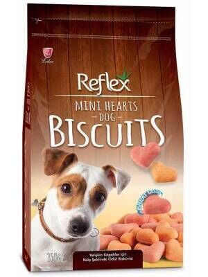 Reflex Mix Renk Kalp Şekilli Köpek Ödül Bisküvisi 350 gr