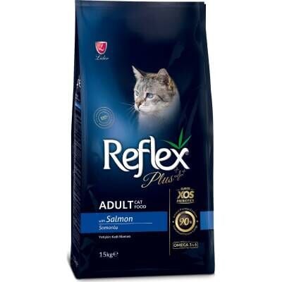 Reflex Plus Somonlu Yetişkin Kedi Maması 15 kg