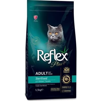 Reflex Plus Sterilised Tavuklu Kısırlaştırılmış Yetişkin Kedi Maması 1,5 kg