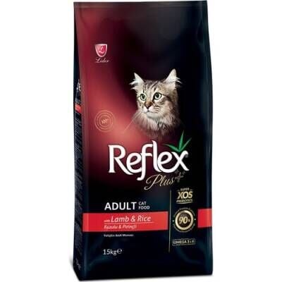 Reflex Plus Kuzu Etli Yetişkin Kedi Maması 15 kg