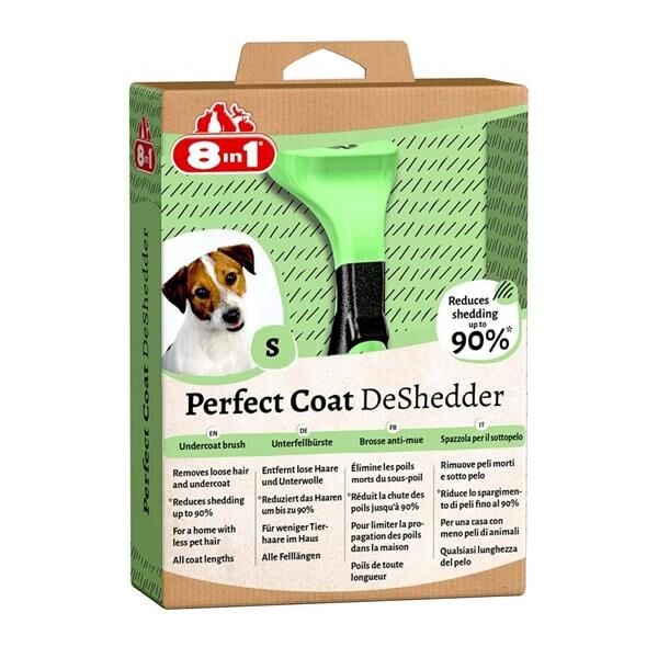 8 in 1 Perfect Coat DeShedder Köpek Tarağı S