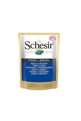 Schesir Ton Balıklı ve Levrekli Kedi Pouch Konserve 100 gr