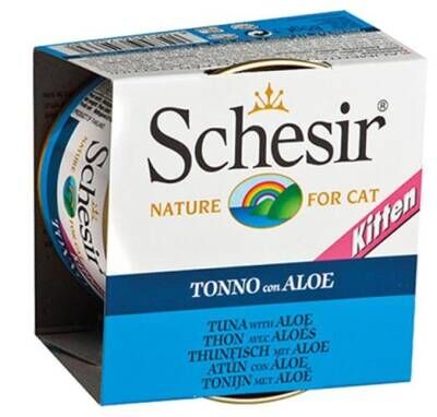 Schesir Ton Balıklı Aloeveralı Konserve Yavru Kedi Maması 85 gr