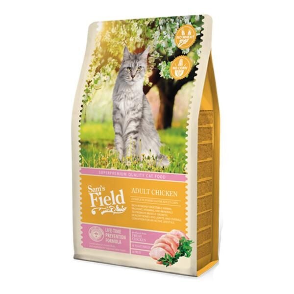 Sams Field Adult Tavuklu Tahılsız Yetişkin Kedi Maması 2,5 Kg