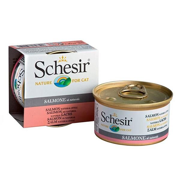 Schesir Suda Pişirilmiş Somonlu Kedi Konservesi 85gr