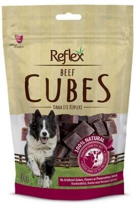 Reflex Dana Etli Küp Şeklinde Köpek Ödülü 80 gr