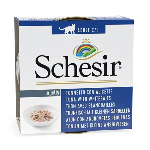 Schesir Ton Balıklı ve Ringa Balıklı Kedi Konservesi 85gr