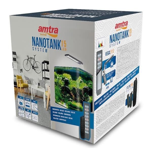 Amtra Nanotank Akvaryum 15 Set 30x20x25cm 15Lt