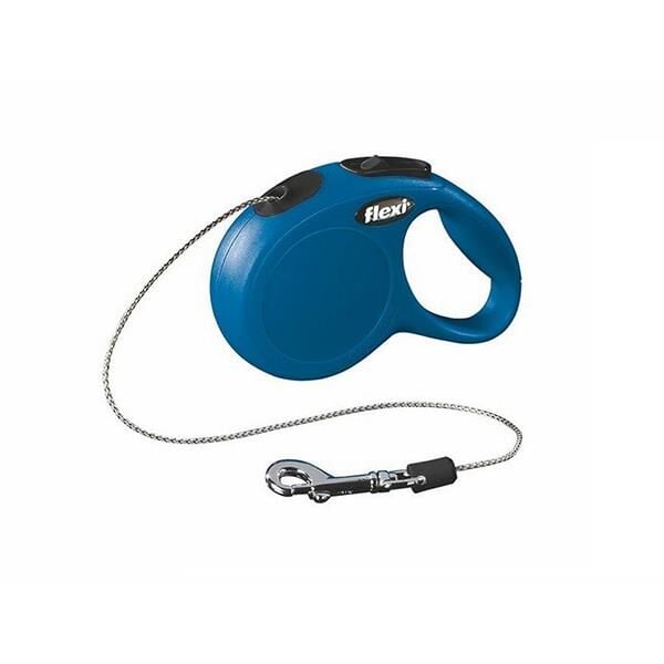 Flexi New Classic 3M İp Tipi Otomatik Tasma XS Mavi